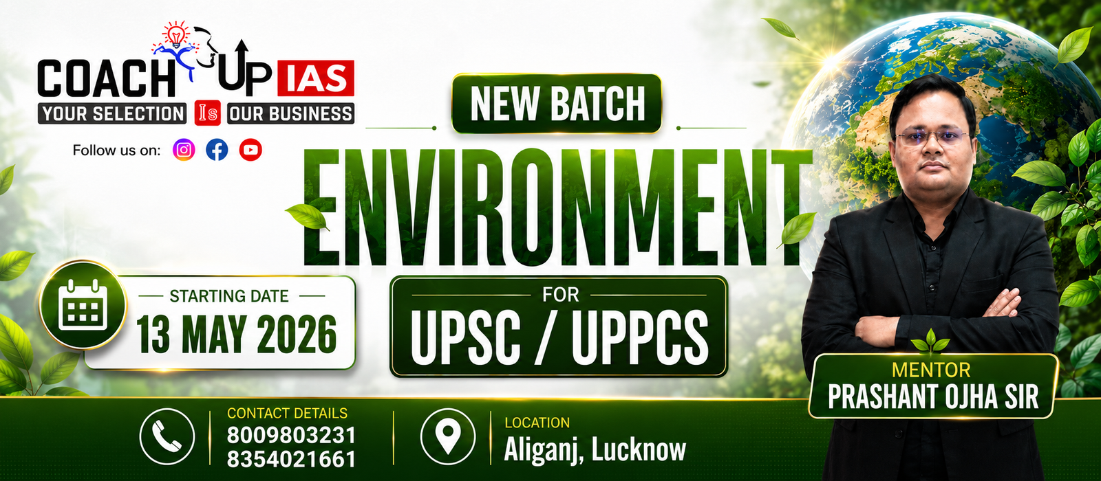 CoachUp IAS — new batch announcement banner 2